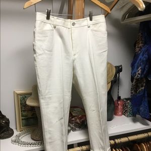 Lauren Ralph Lauren Off White Capris Pants